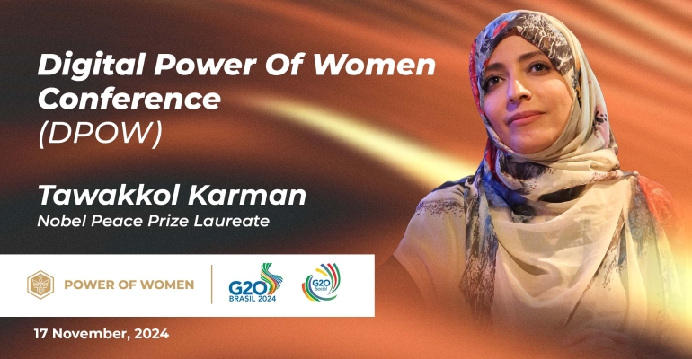 Nobel laureate to speak at "Digital Power of Women" Conference 2024